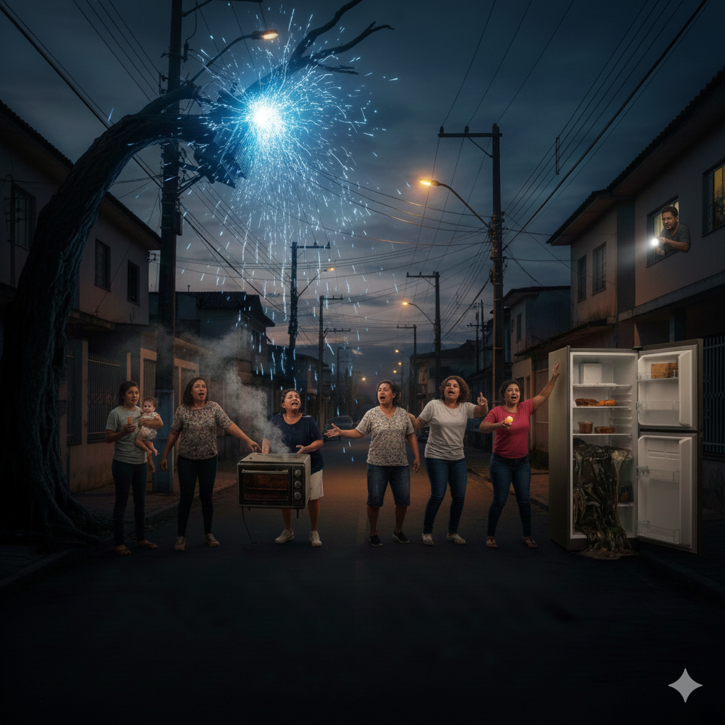 Falha na Prestação de Serviços de Fornecimento de Energia Elétrica em Valença - RJ