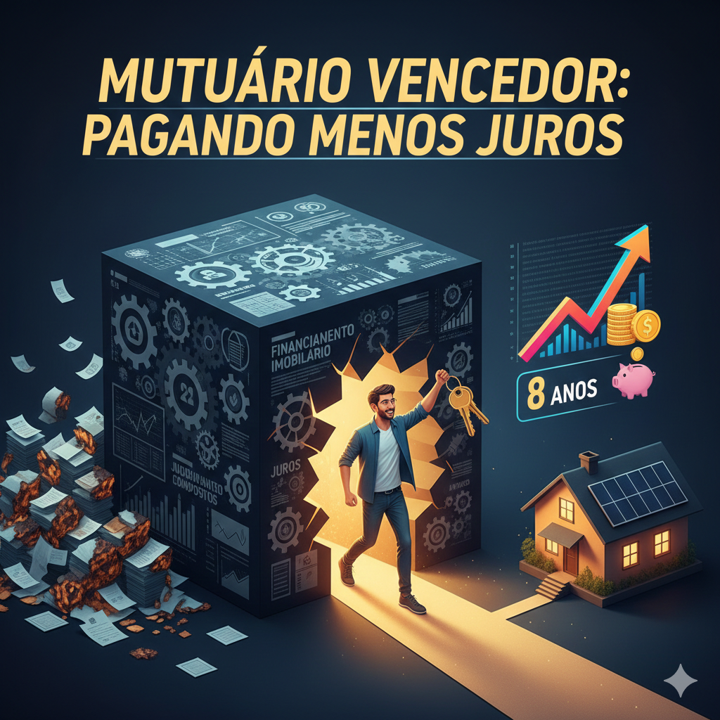 Aprenda a ser um mutuário vencedor e pague menos juros no financiamento imobiliário.