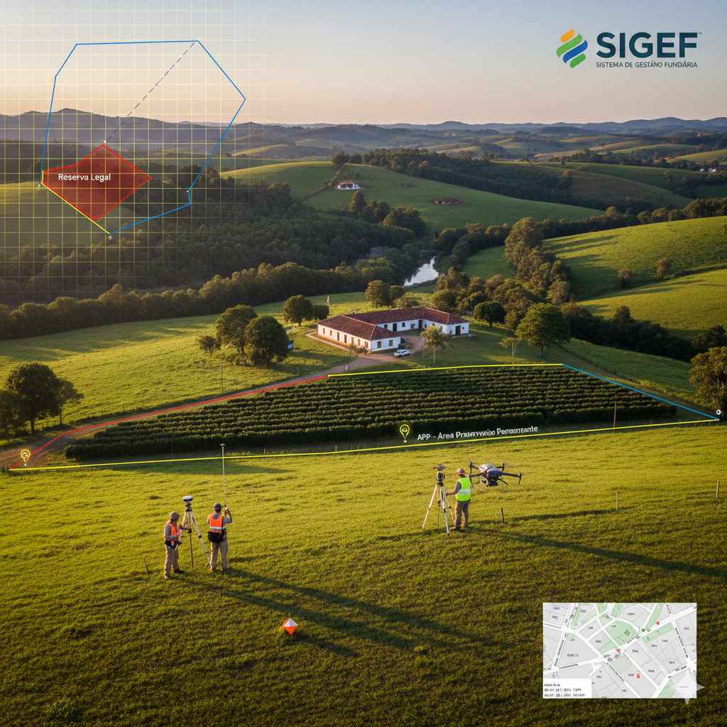 Classificação de Propriedades Rurais: Agrimensura e Georreferenciamento