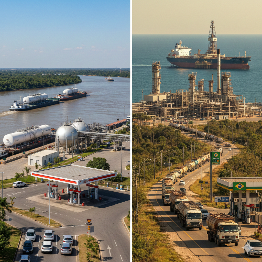 Preço da Gasolina: Brasil vs Paraguai