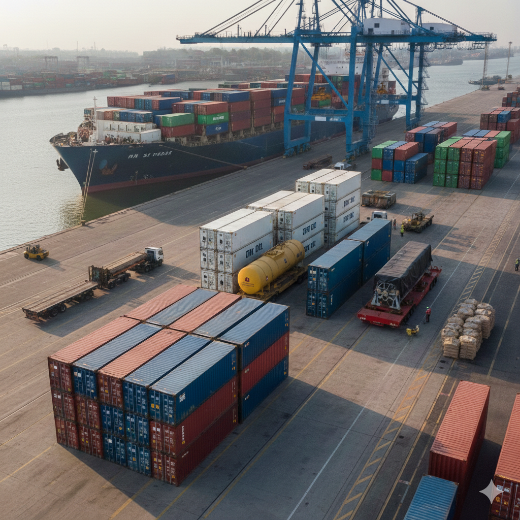 Guia de Contêineres da Logística Industrial no Comex