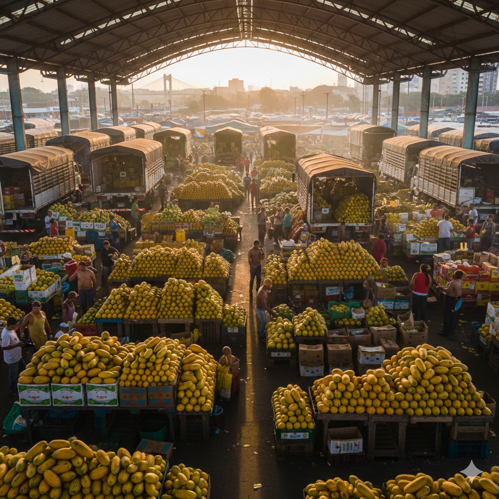 Mercado de Abasto no Paraguai
