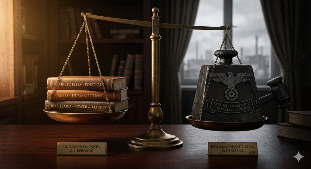 A Anatomia do Totalitarismo: De Escohotado a Mises – Por que o Estado Não é o Povo