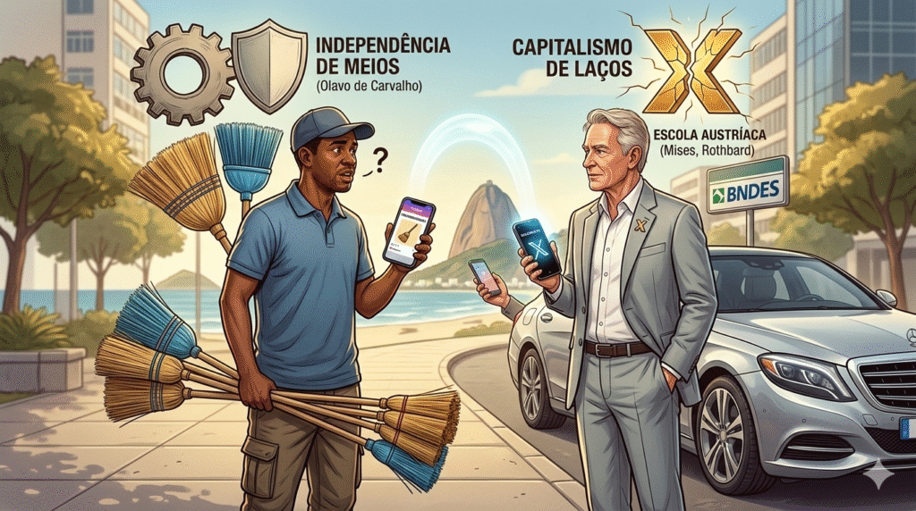 O Vassoureiro e o Magnata: A realidade das ruas econtrou o império X.