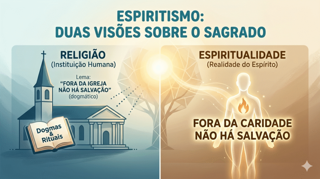 Diferença entre Religião e Espiritualidade