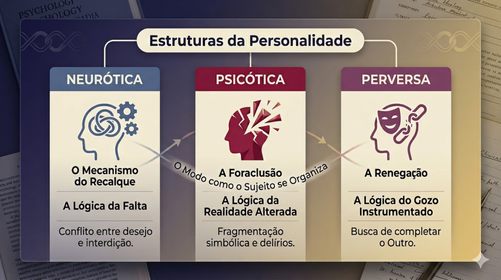 Estruturas da Personalidade Neurose, Psicose e Perversão Explicadas Segundo a Psicanálise