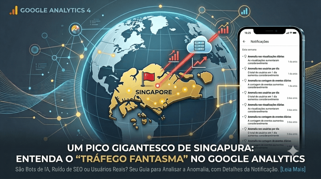 Recebeu um alerta de anomalia do Google Analytics vindo de Singapura?